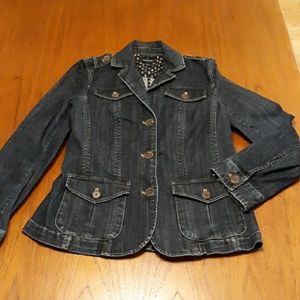 Tailored Lands' End Denim Jacket